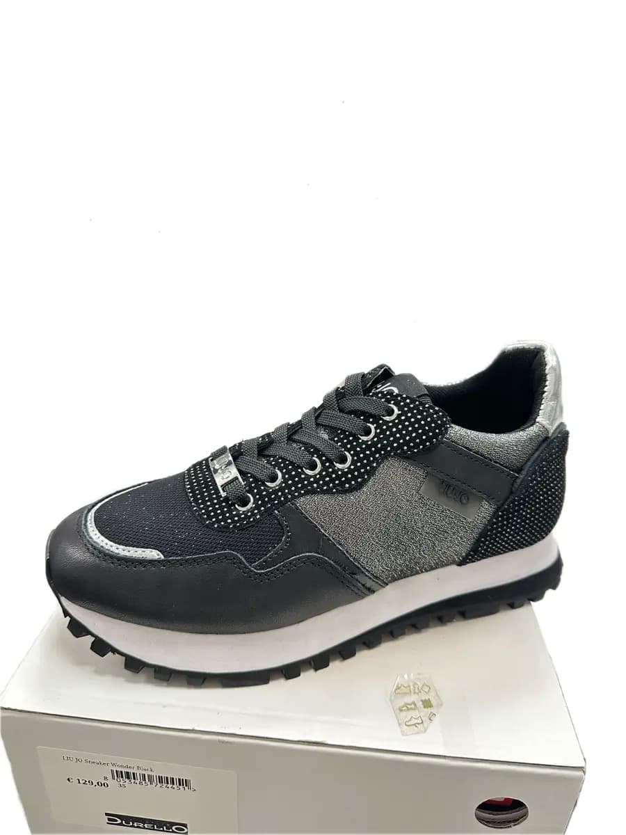 LIU JO Sneakers Wonder Black in Sneaker casual Calzature Durello - Agna, commercioVirtuoso.it