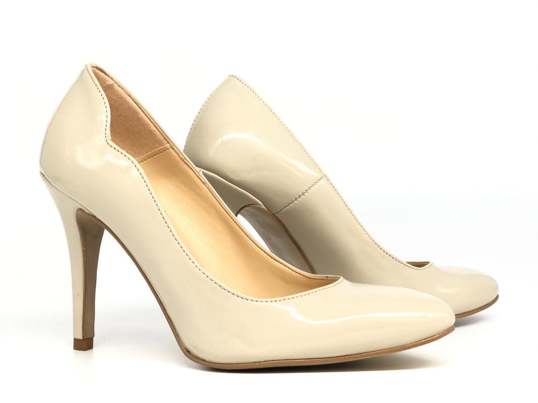 MUSACCO Décolleté donna vernice beige in Scarpe col tacco Calzature Durello - Agna, commercioVirtuoso.it