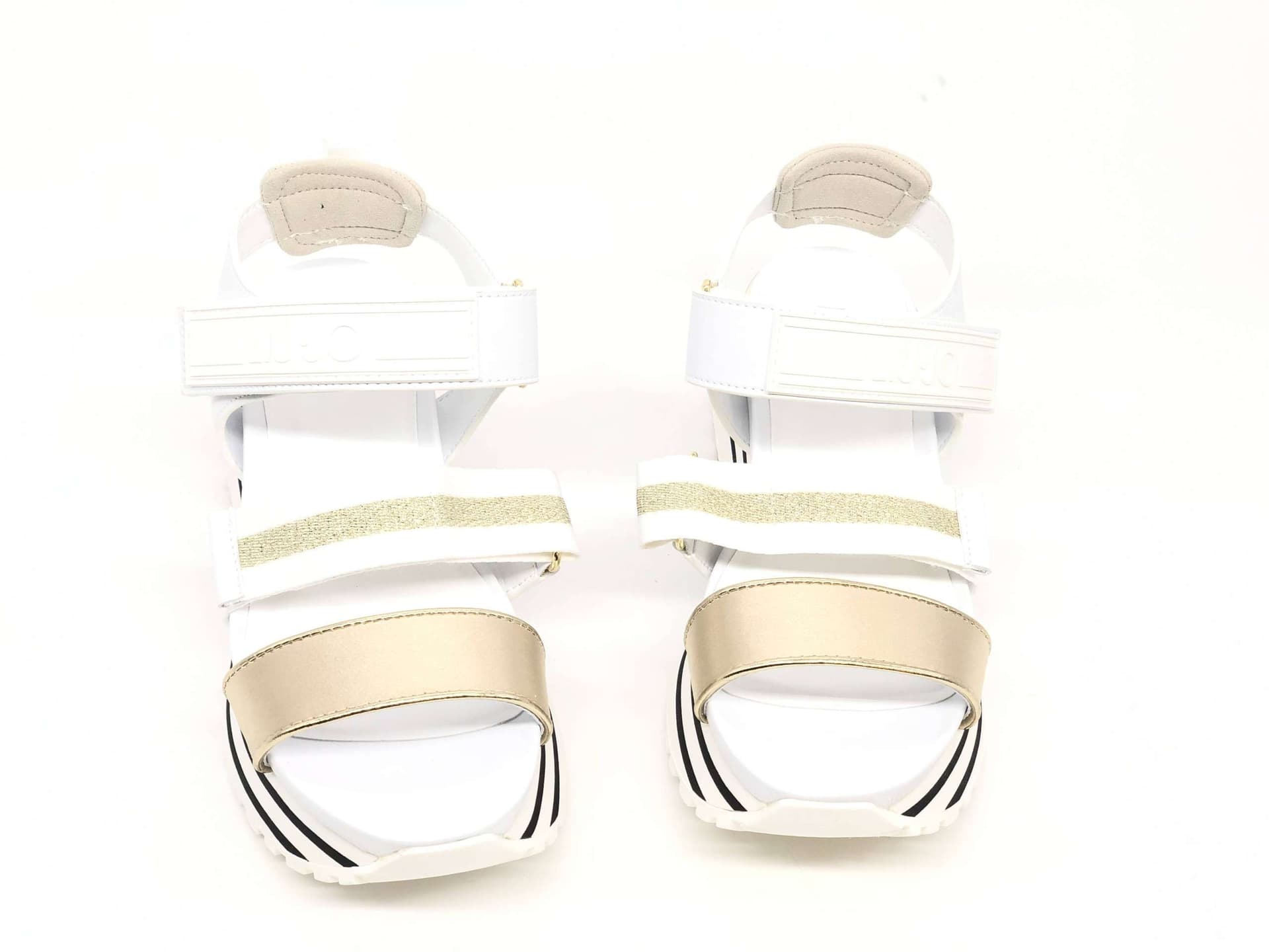 LIU JO MAXI WONDER Sandalo sportivo donna bianco con strappo in Sandali moda Calzature Durello - Agna, commercioVirtuoso.it