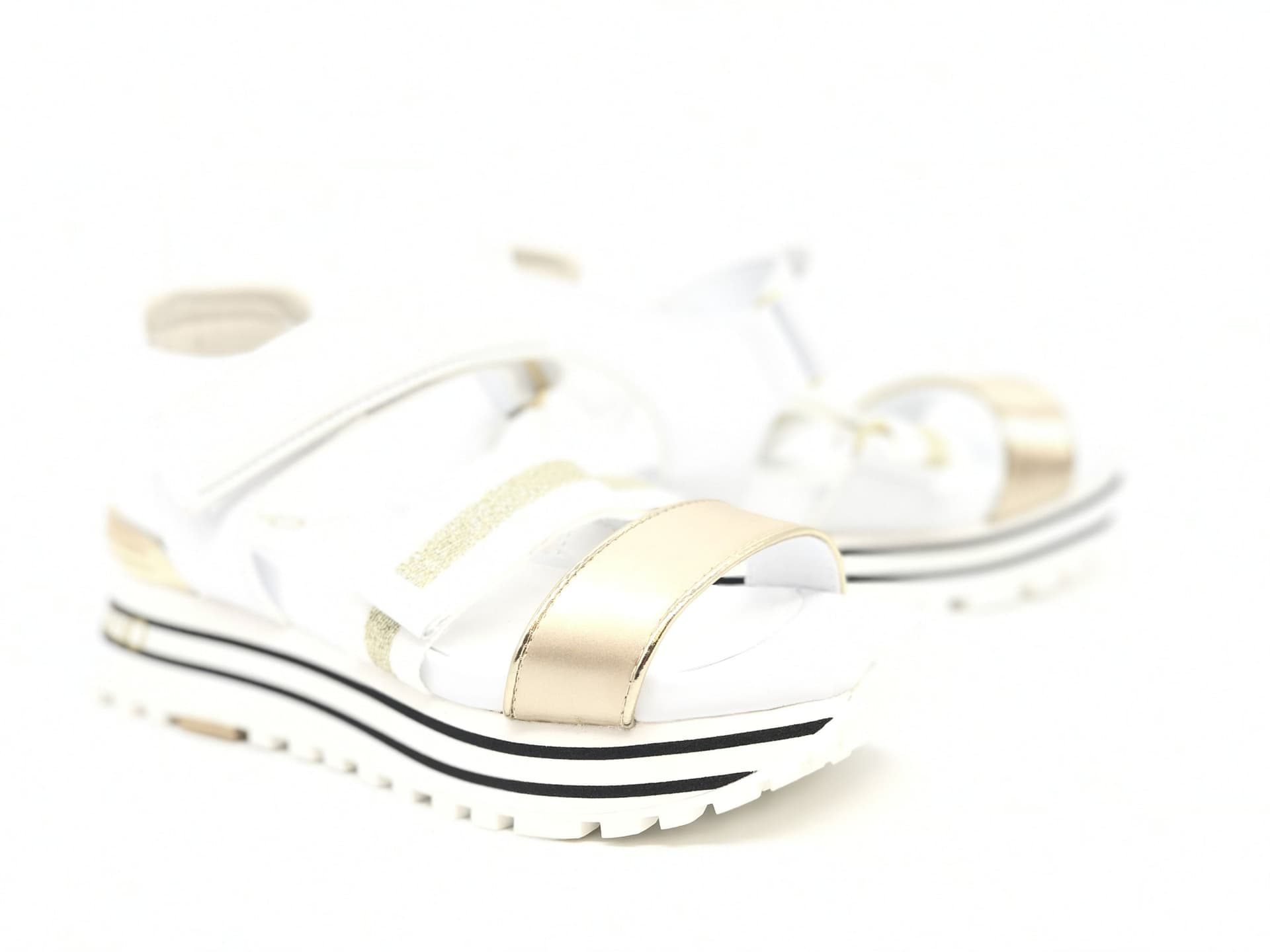 LIU JO MAXI WONDER Sandalo sportivo donna bianco con strappo in Sandali moda Calzature Durello - Agna, commercioVirtuoso.it