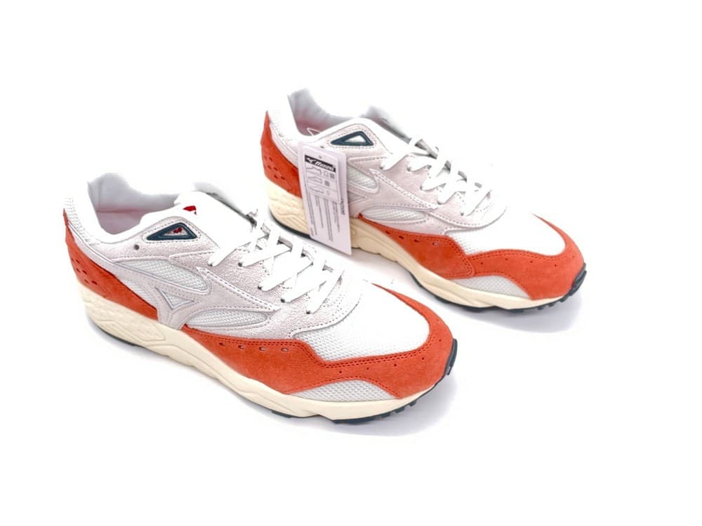 MIZUNO Contender Sneakers Uomo Bianco Arancione in Sneaker casual Calzature Durello - Agna, commercioVirtuoso.it
