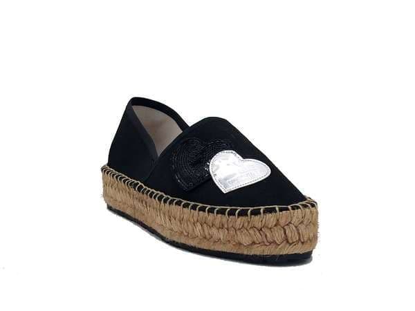 LOVE MOSCHINO Espadrillas donna nere in prodotto Calzature Durello - Agna, commercioVirtuoso.it