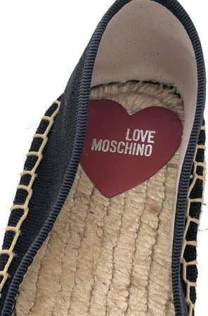 LOVE MOSCHINO Espadrillas donna nere - 6
