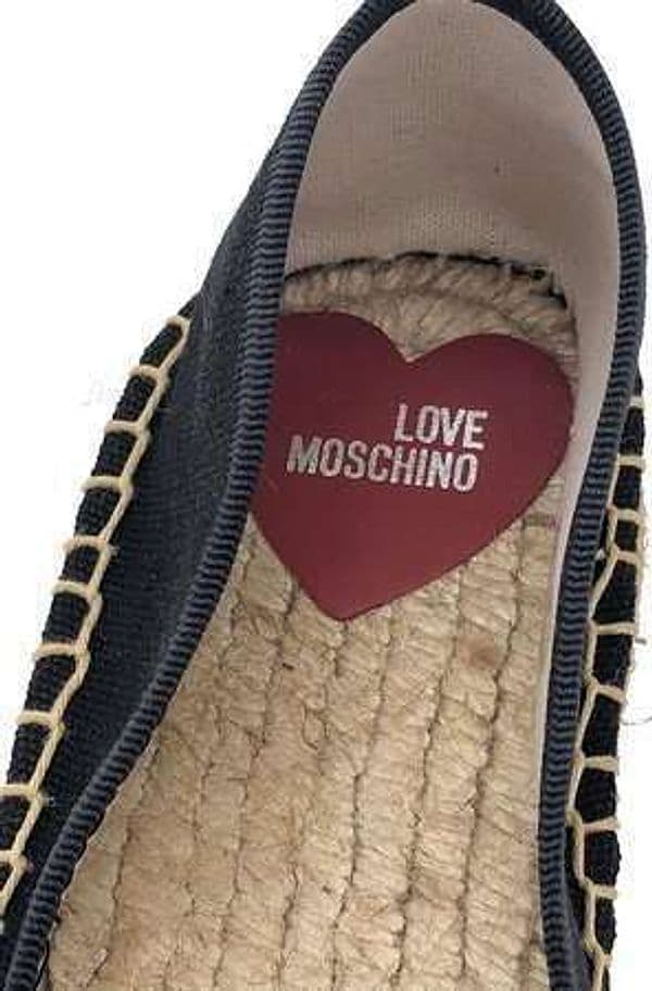 LOVE MOSCHINO Espadrillas donna nere - 6