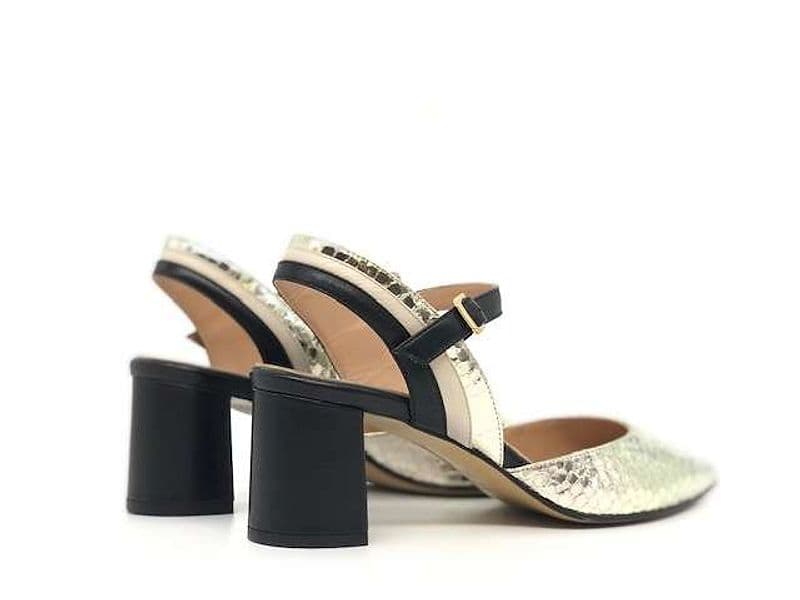 MOT - CLé' BY DONNA SOFT Slingback MOT1355 Platino - 5