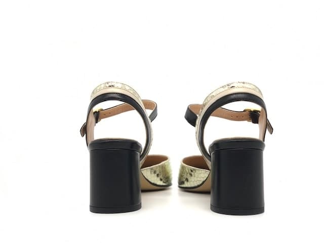 MOT - CLé' BY DONNA SOFT Slingback MOT1355 Platino in Scarpe col tacco Calzature Durello - Agna, commercioVirtuoso.it