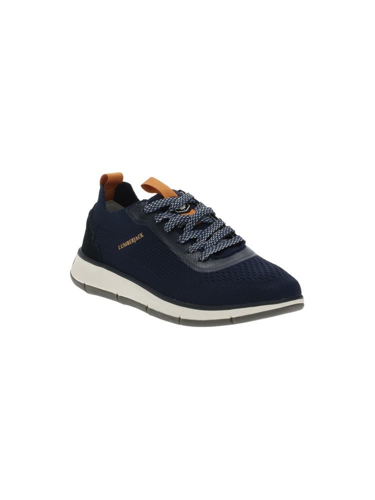 LUMBERJACK Sneakers uomo freebound in tessuto blu navy - 2