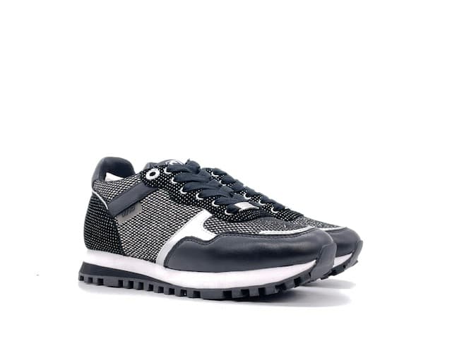 LIU JO Sneakers Donna Wonder 01 Black Silver - 6