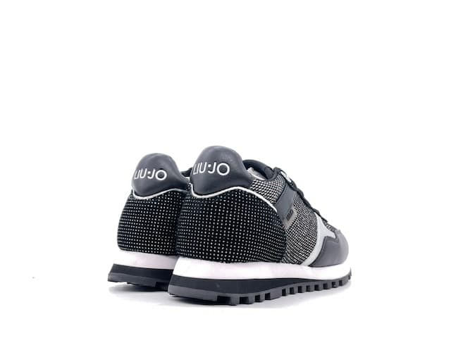 LIU JO Sneakers Donna Wonder 01 Black Silver in Sneaker casual Calzature Durello - Agna, commercioVirtuoso.it