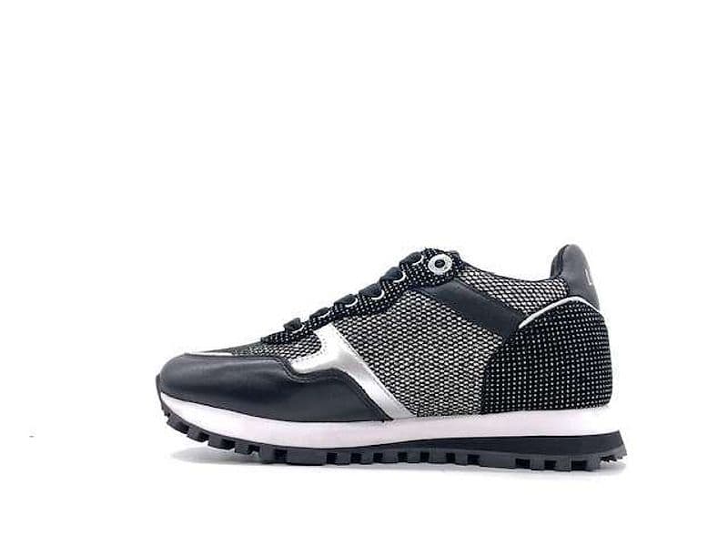 LIU JO Sneakers Donna Wonder 01 Black Silver in Sneaker casual Calzature Durello - Agna, commercioVirtuoso.it