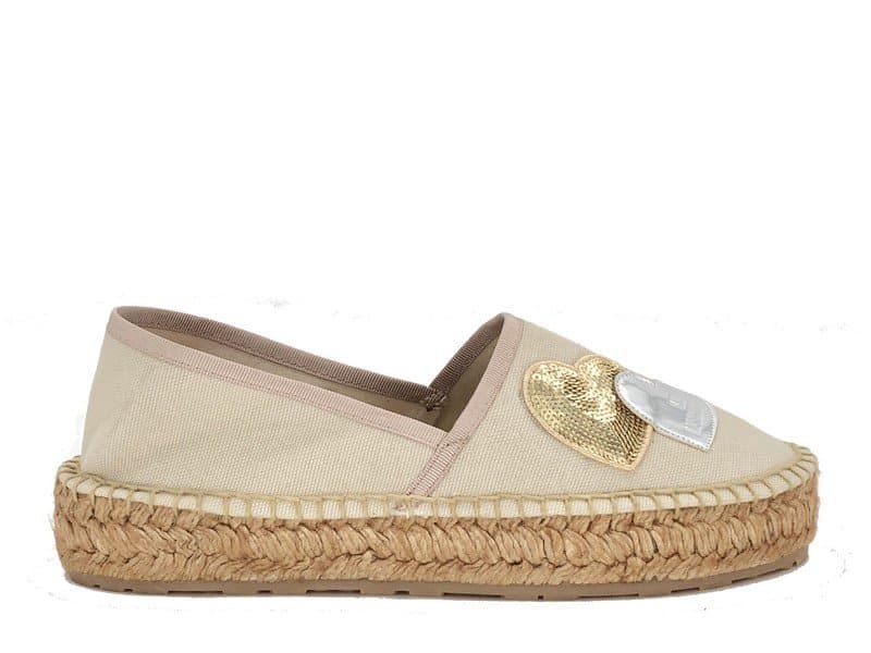 LOVE MOSCHINO Espadrillas donna beige - 6