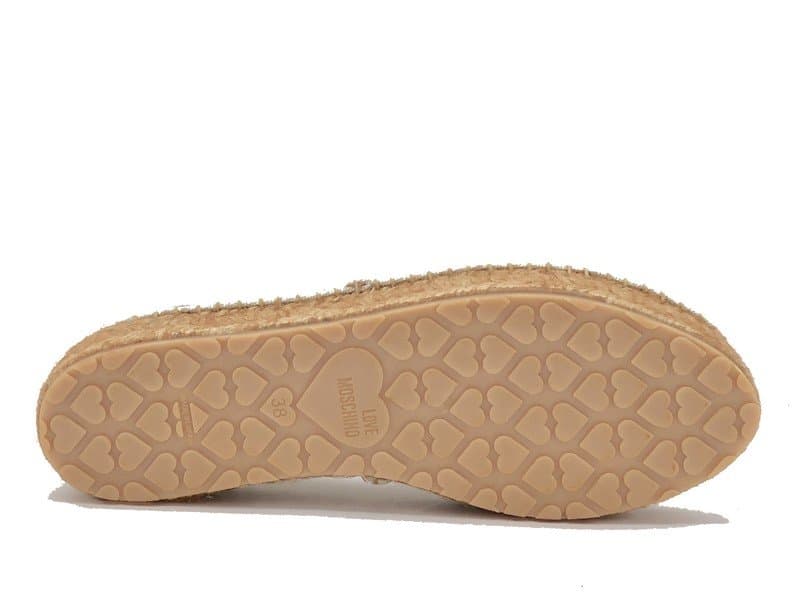 LOVE MOSCHINO Espadrillas donna beige in prodotto Calzature Durello - Agna, commercioVirtuoso.it
