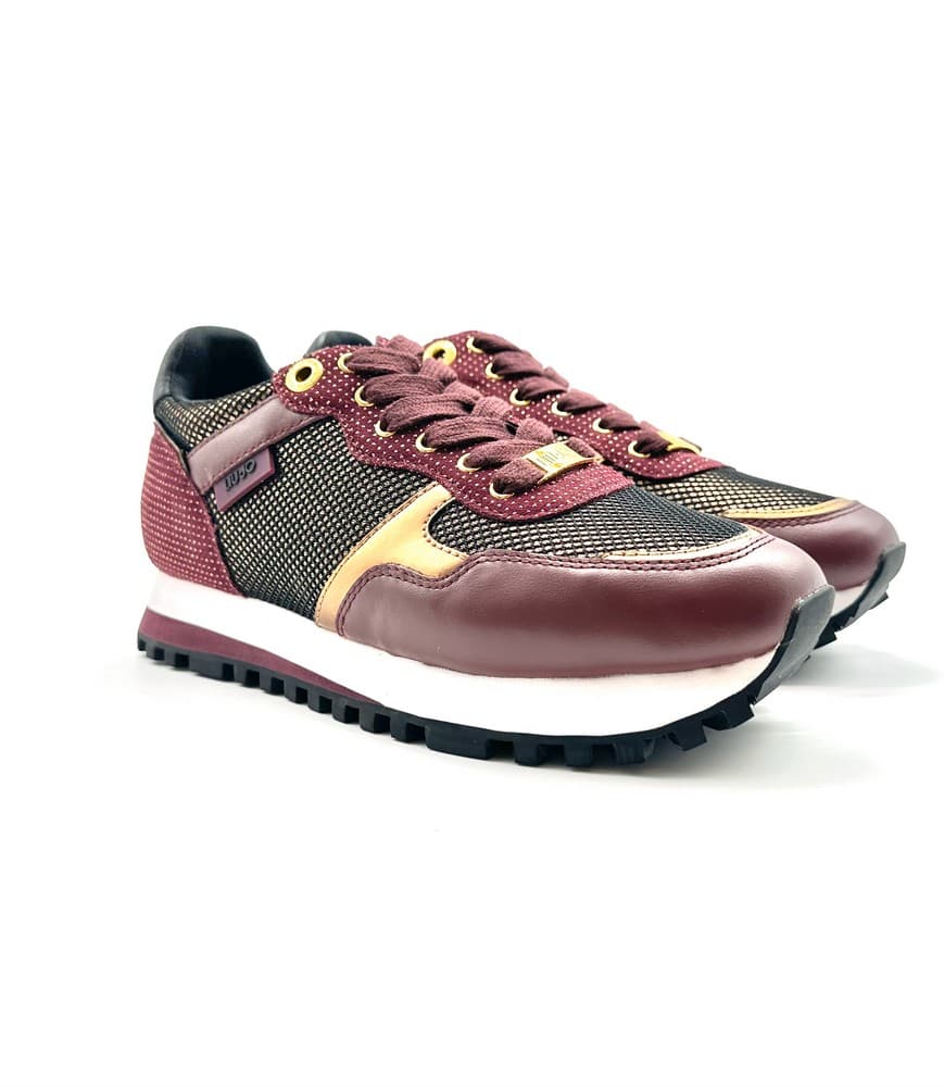 LIU JO WONDER 01 Sneakers donna bordò BF2061PX239S1725 - 5