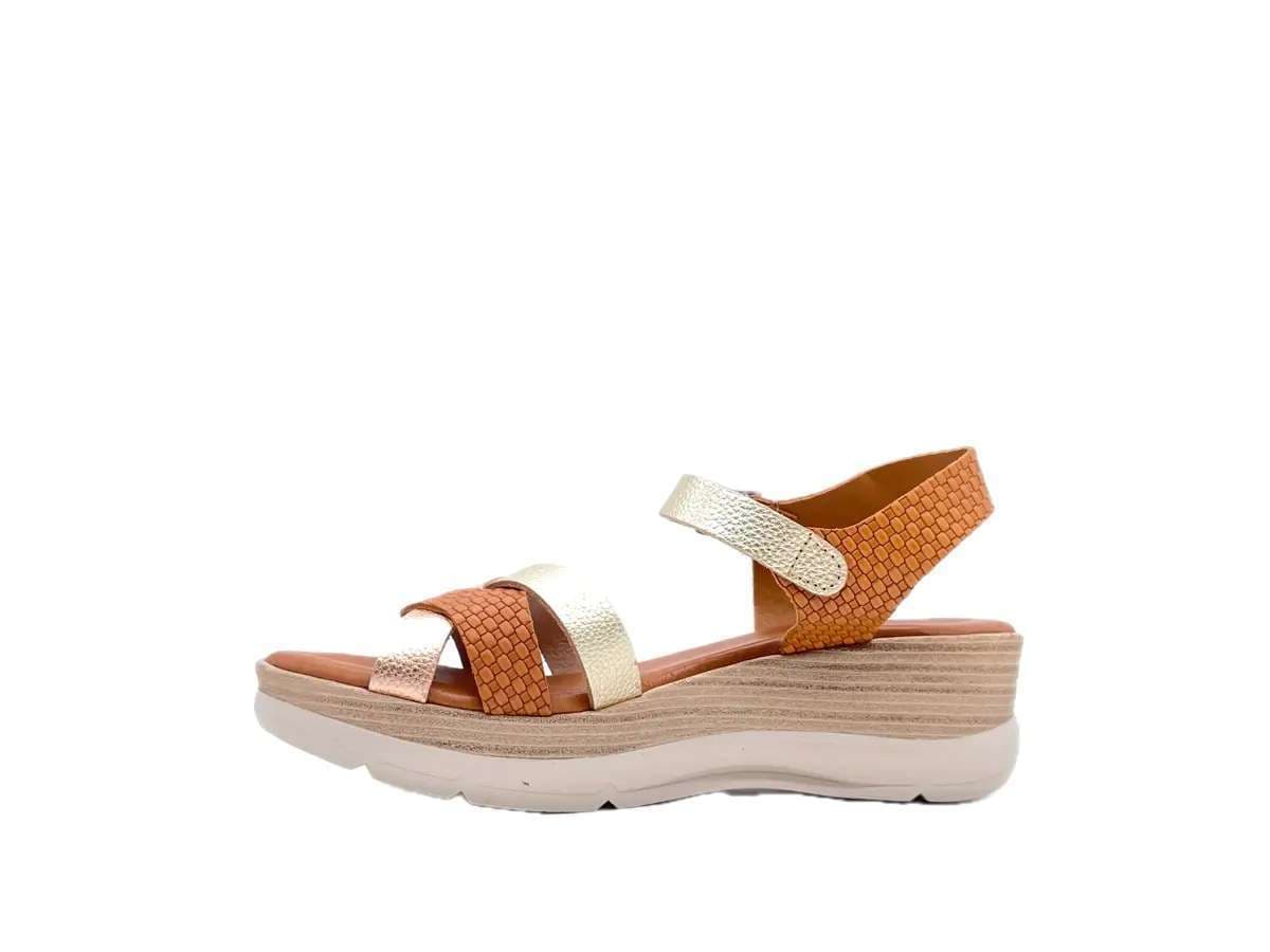 LUXDIVE Sandali Donna in Pelle Intrecciata con Zeppa in Sandali moda Calzature Durello - Agna, commercioVirtuoso.it