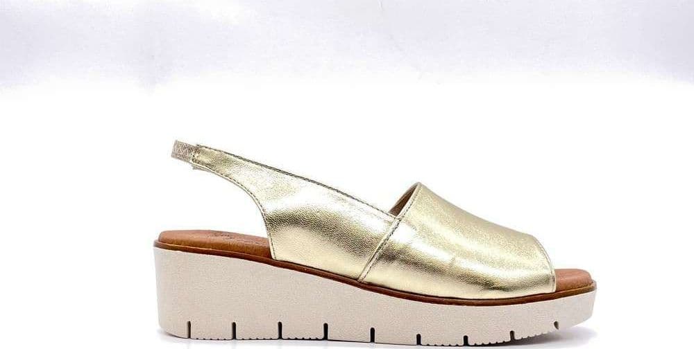 LUXDIVE Sandalo Donna Zeppa Oro in Sandali moda Calzature Durello - Agna, commercioVirtuoso.it