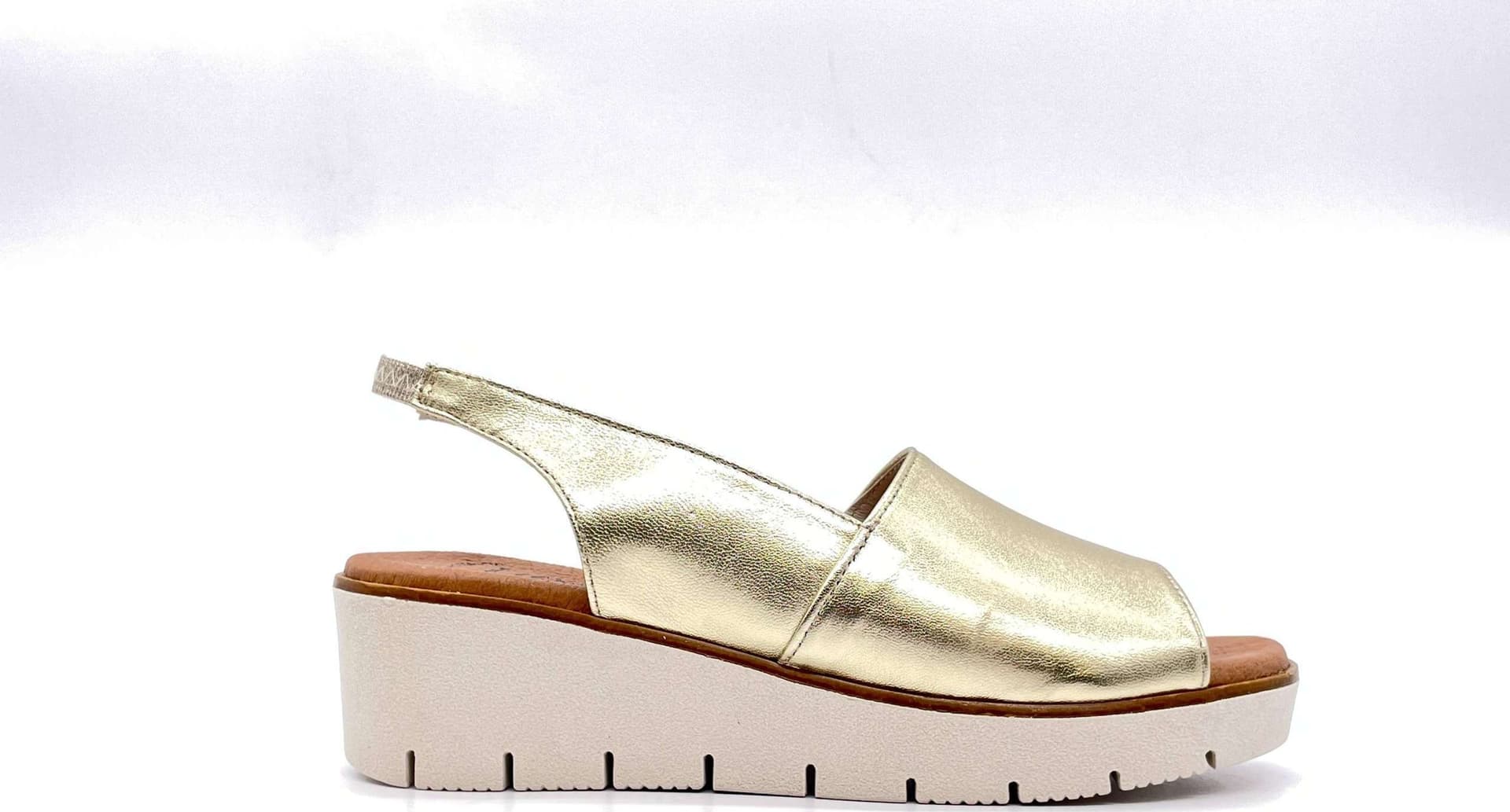 LUXDIVE Sandalo Donna Zeppa Oro in Sandali moda Calzature Durello - Agna, commercioVirtuoso.it