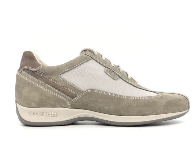 NERO GIARDINI Sneakers donna Velour Cenere - 5