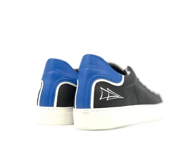 NEVVER MONTREAL Sneakers Uomo Black White Blue in Sneaker casual Calzature Durello - Agna, commercioVirtuoso.it