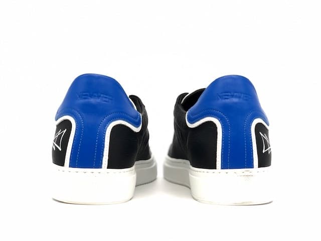 NEVVER MONTREAL Sneakers Uomo Black White Blue in Sneaker casual Calzature Durello - Agna, commercioVirtuoso.it