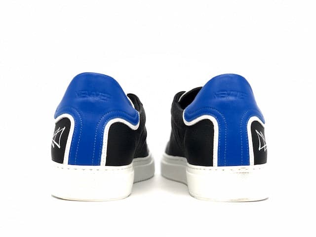 NEVVER MONTREAL Sneakers Uomo Black White Blue in Sneaker casual Calzature Durello - Agna, commercioVirtuoso.it