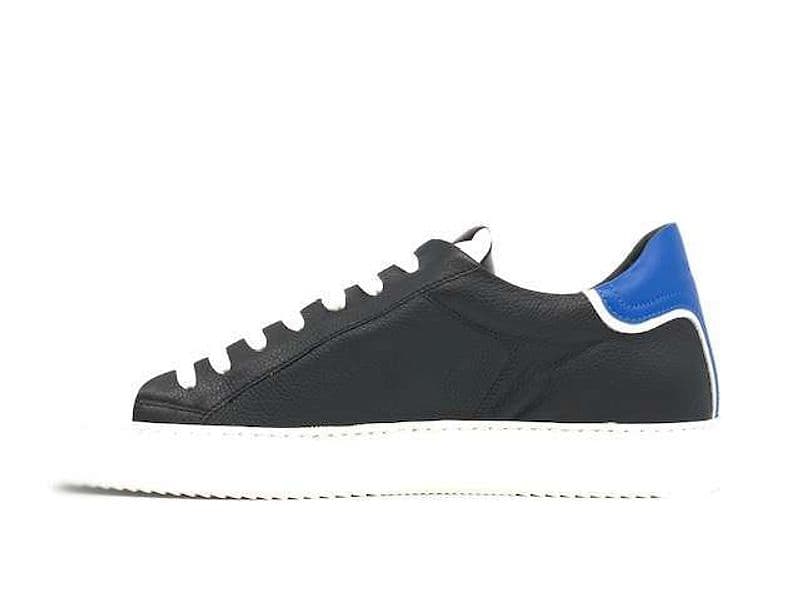 NEVVER MONTREAL Sneakers Uomo Black White Blue in Sneaker casual Calzature Durello - Agna, commercioVirtuoso.it