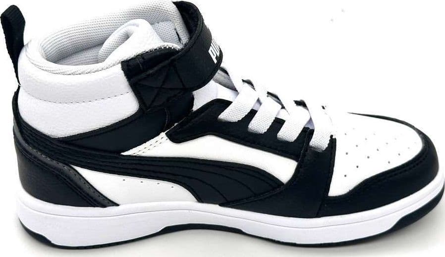 Puma Rebound Sneakers Bambino White Black in Sneaker casual Calzature Durello - Agna, commercioVirtuoso.it