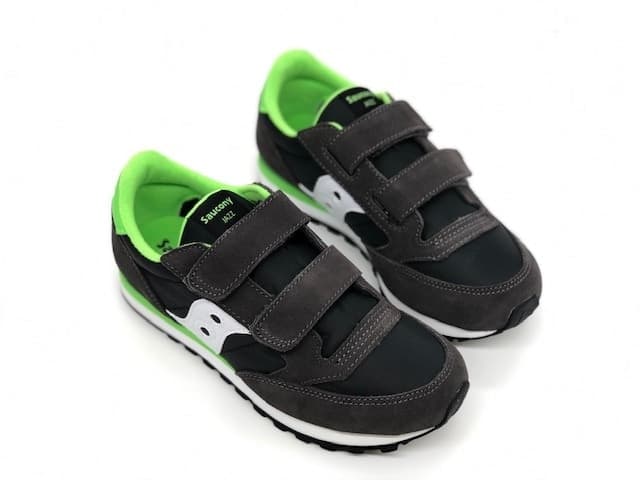 SAUCONY Jazz Double Bambino Gr Bk Green in Sneaker casual Calzature Durello - Agna, commercioVirtuoso.it