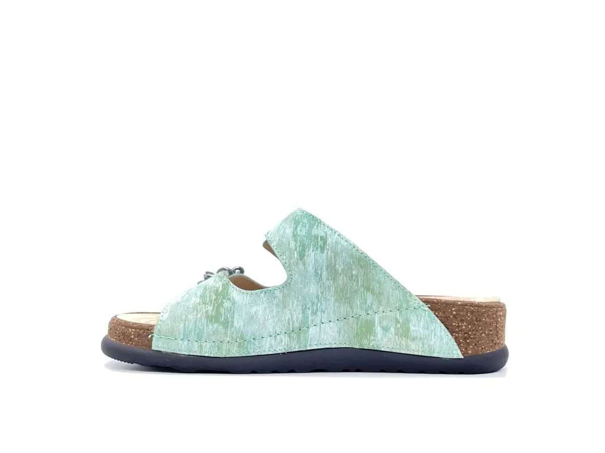 SABATINI Ciabatta donna due fasce pelle Papiro Tiffany in Pantofole Calzature Durello - Agna, commercioVirtuoso.it