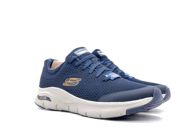 SKECHERS Sneakers Uomo Arch Fit Blu - 6