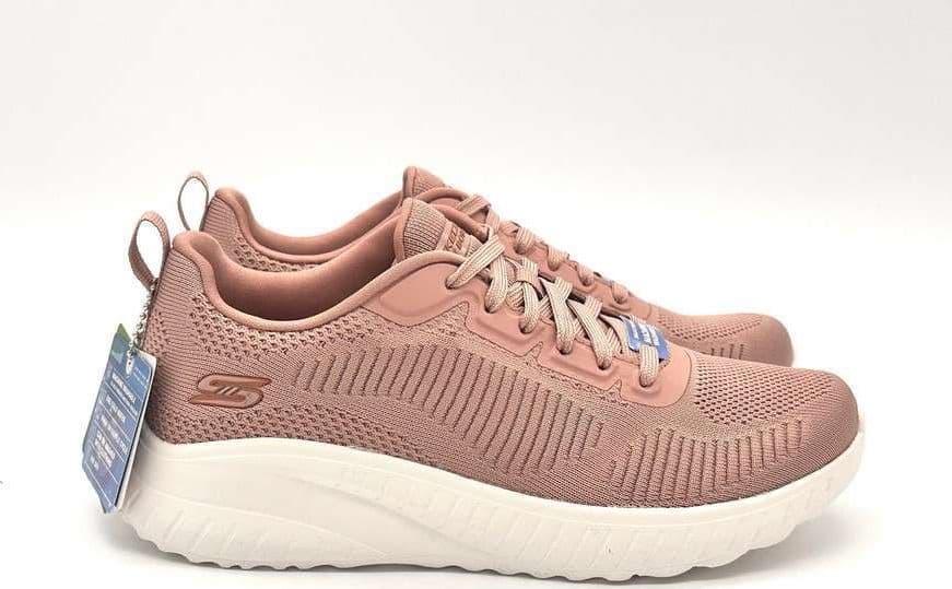SKECHERS BOB'S SPORT tessuto malva FACE OFF in Sneaker casual Calzature Durello - Agna, commercioVirtuoso.it