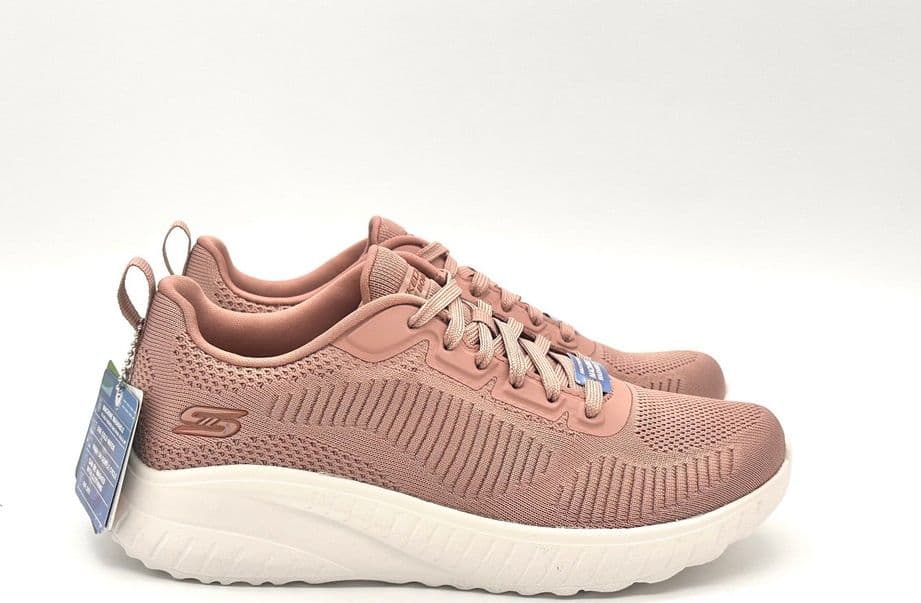 SKECHERS BOB'S SPORT tessuto malva FACE OFF in Sneaker casual Calzature Durello - Agna, commercioVirtuoso.it