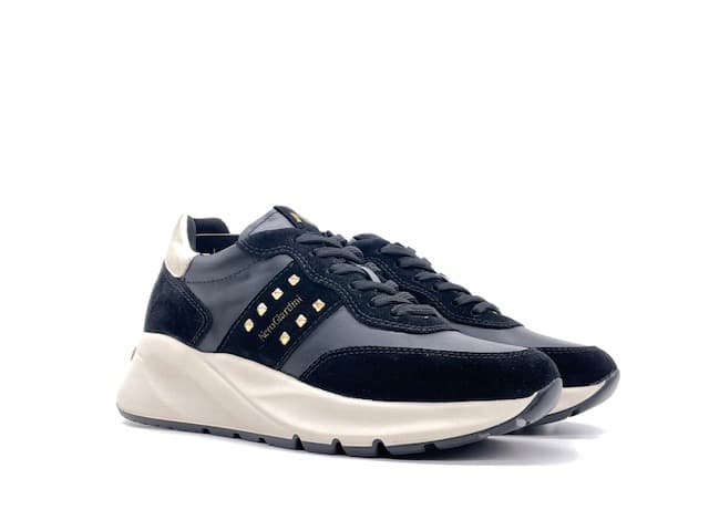 NERO GIARDINI Sneakers Donna Velour Nero - 6