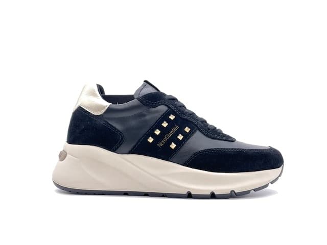 NERO GIARDINI Sneakers Donna Velour Nero in Sneaker casual Calzature Durello - Agna, commercioVirtuoso.it