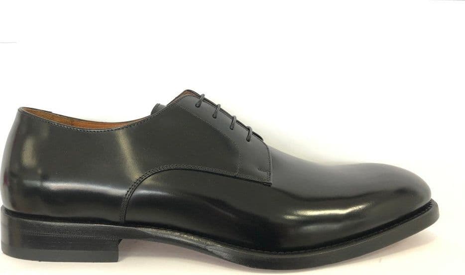 ROSSI Scarpa classica uomo liscia nera lucida - 4
