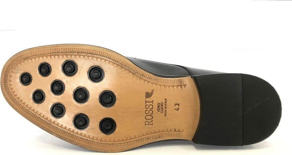 ROSSI Scarpa classica uomo liscia nera lucida in Scarpe stringate basse Calzature Durello - Agna, commercioVirtuoso.it