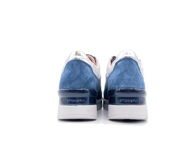 Stonefly Scarpa Donna Cream 40 Blue in Sneaker casual Calzature Durello - Agna, commercioVirtuoso.it