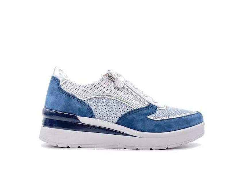 Stonefly Scarpa Donna Cream 40 Blue in Sneaker casual Calzature Durello - Agna, commercioVirtuoso.it
