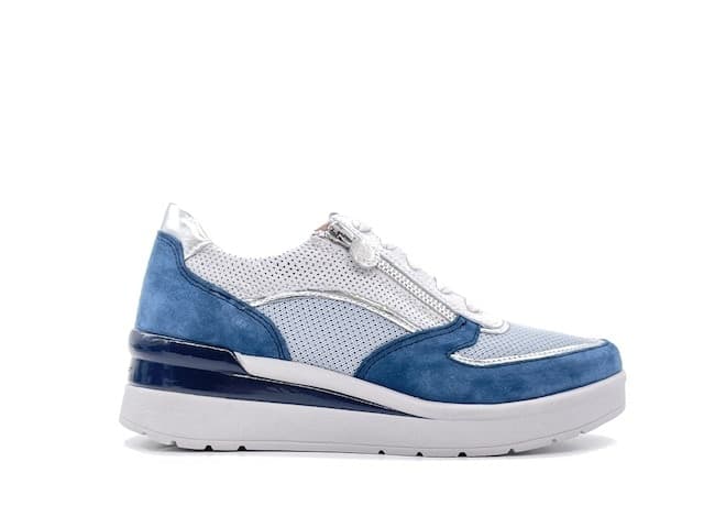 Stonefly Scarpa Donna Cream 40 Blue in Sneaker casual Calzature Durello - Agna, commercioVirtuoso.it