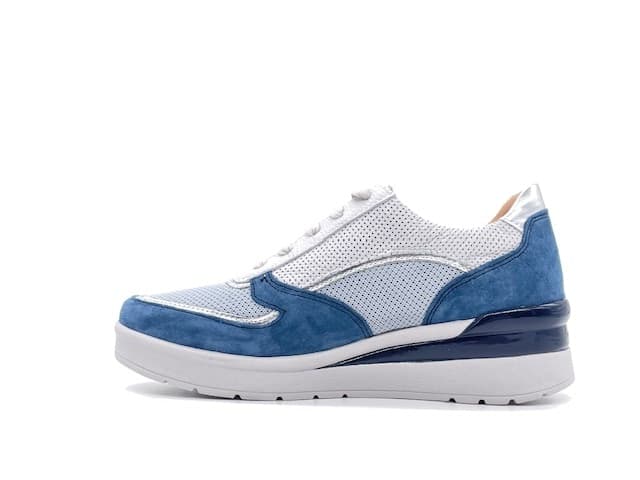 Stonefly Scarpa Donna Cream 40 Blue in Sneaker casual Calzature Durello - Agna, commercioVirtuoso.it
