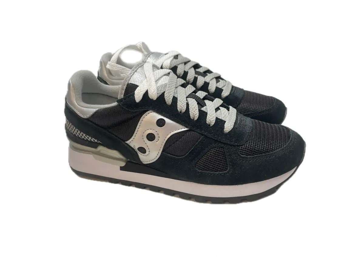 SAUCONY SHADOW ORIGINAL WOMEN BLACK SILVER S1108671 in Sneaker casual Calzature Durello - Agna, commercioVirtuoso.it