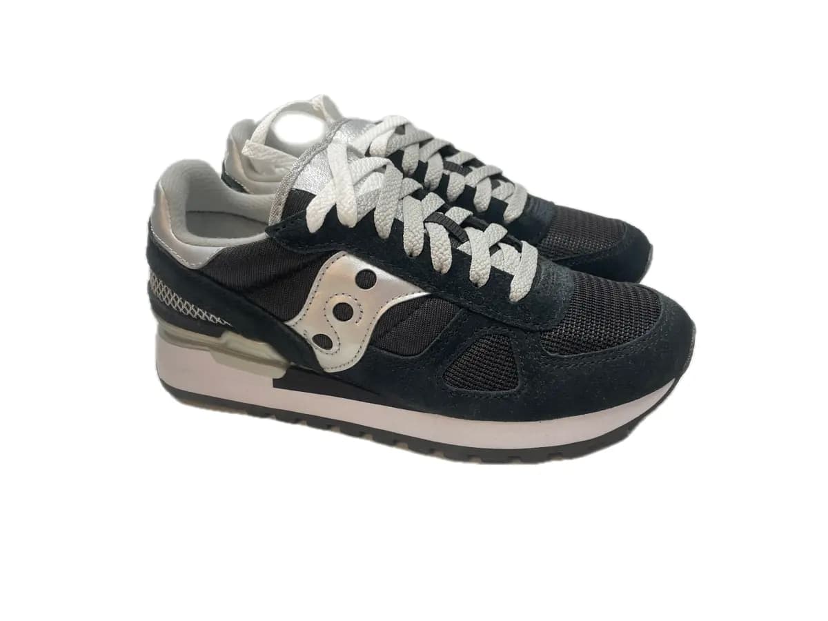 SAUCONY SHADOW ORIGINAL WOMEN BLACK SILVER S1108671 in Sneaker casual Calzature Durello - Agna, commercioVirtuoso.it