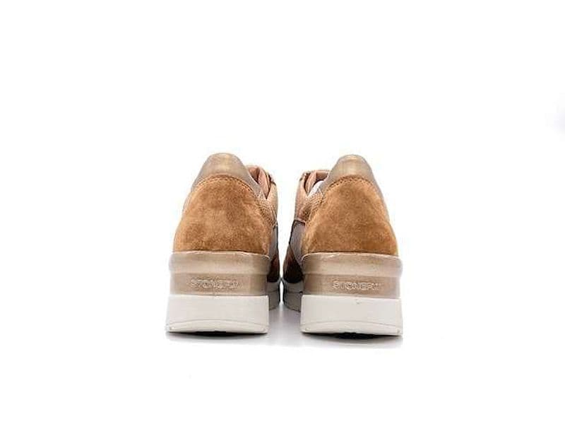 Stonefly Sneakers donna CREAM 40 Tan Brown in Sneaker casual Calzature Durello - Agna, commercioVirtuoso.it