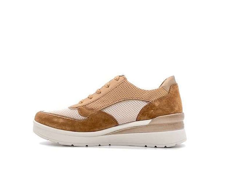 Stonefly Sneakers donna CREAM 40 Tan Brown in Sneaker casual Calzature Durello - Agna, commercioVirtuoso.it