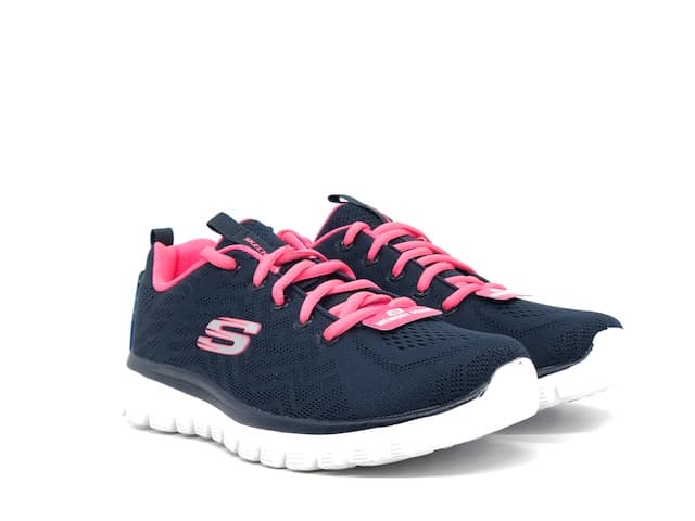 SKECHERS Sneakers donna Nvy Pnk - 6