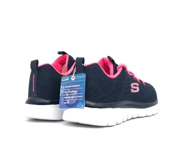 SKECHERS Sneakers donna Nvy Pnk in Sneaker casual Calzature Durello - Agna, commercioVirtuoso.it