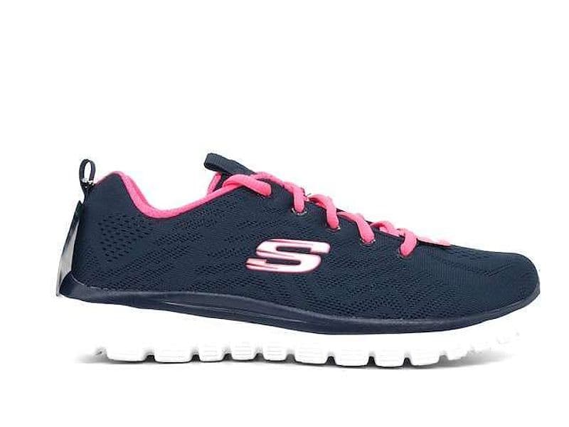 SKECHERS Sneakers donna Nvy Pnk in Sneaker casual Calzature Durello - Agna, commercioVirtuoso.it