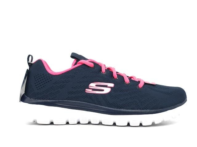 SKECHERS Sneakers donna Nvy Pnk in Sneaker casual Calzature Durello - Agna, commercioVirtuoso.it