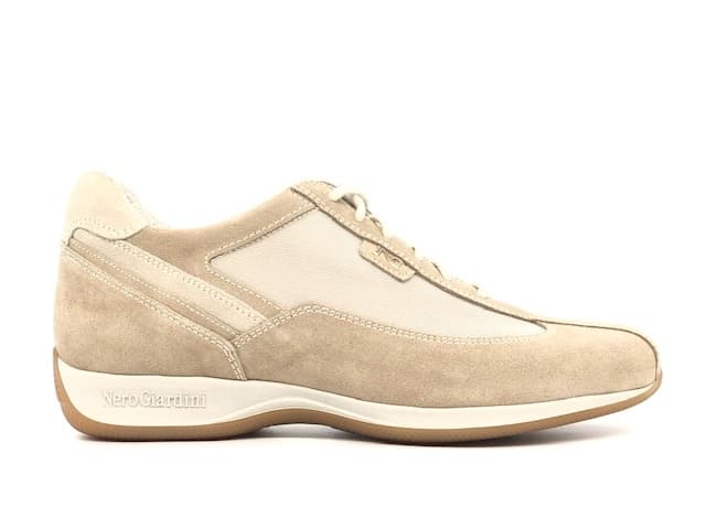 NERO GIARDINI Sneakers donna Velour Sabbia - 6