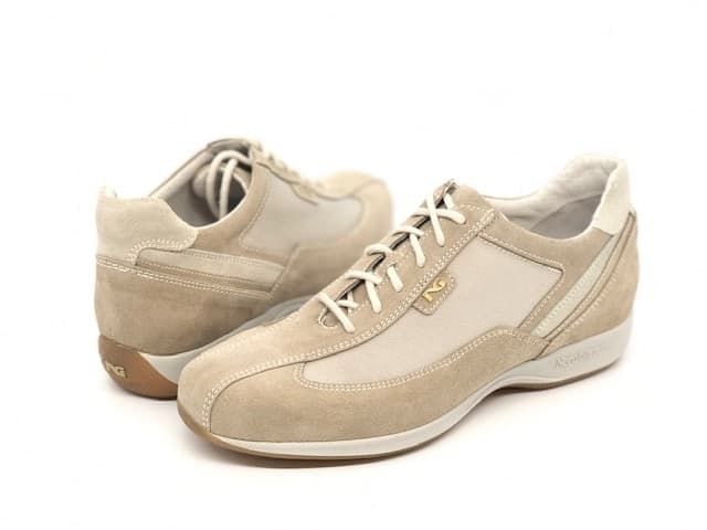 NERO GIARDINI Sneakers donna Velour Sabbia in Sneaker casual Calzature Durello - Agna, commercioVirtuoso.it