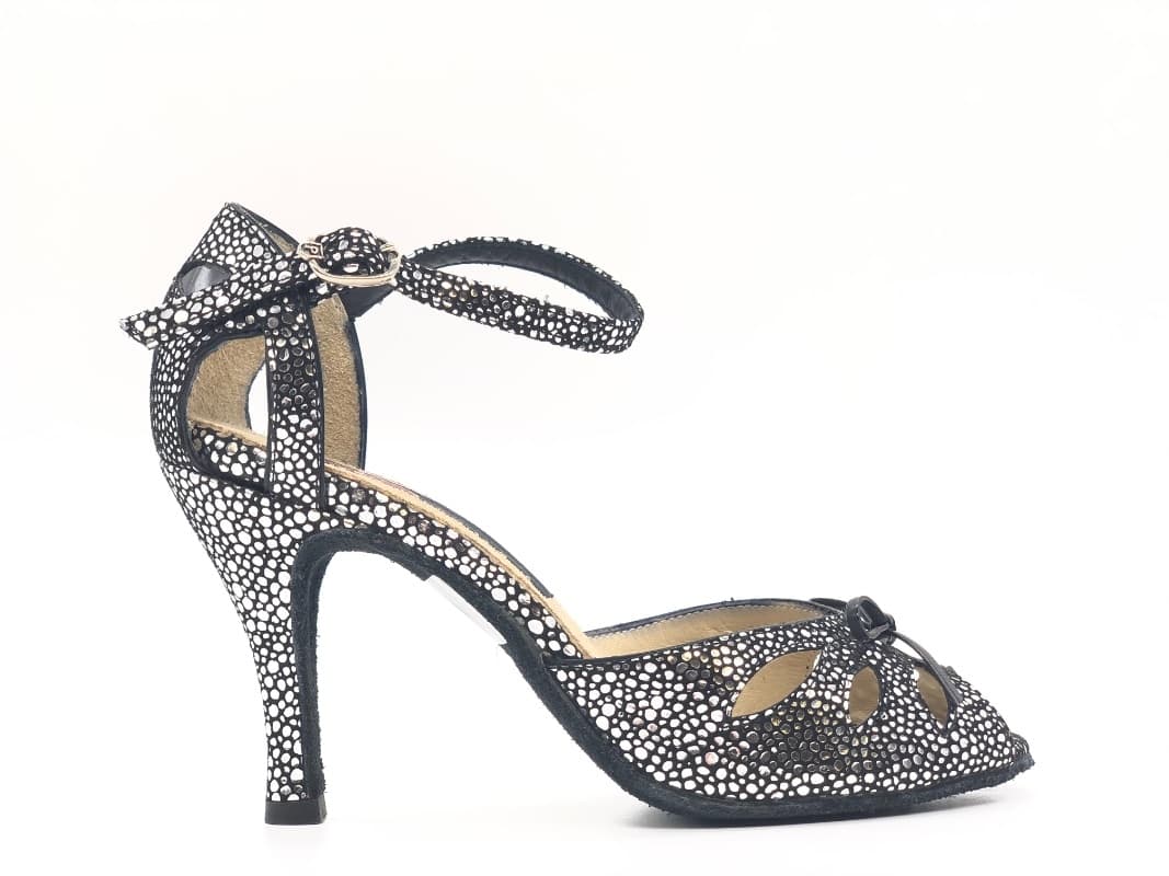 PAOUL Scarpe da ballo donna nero argento - 4